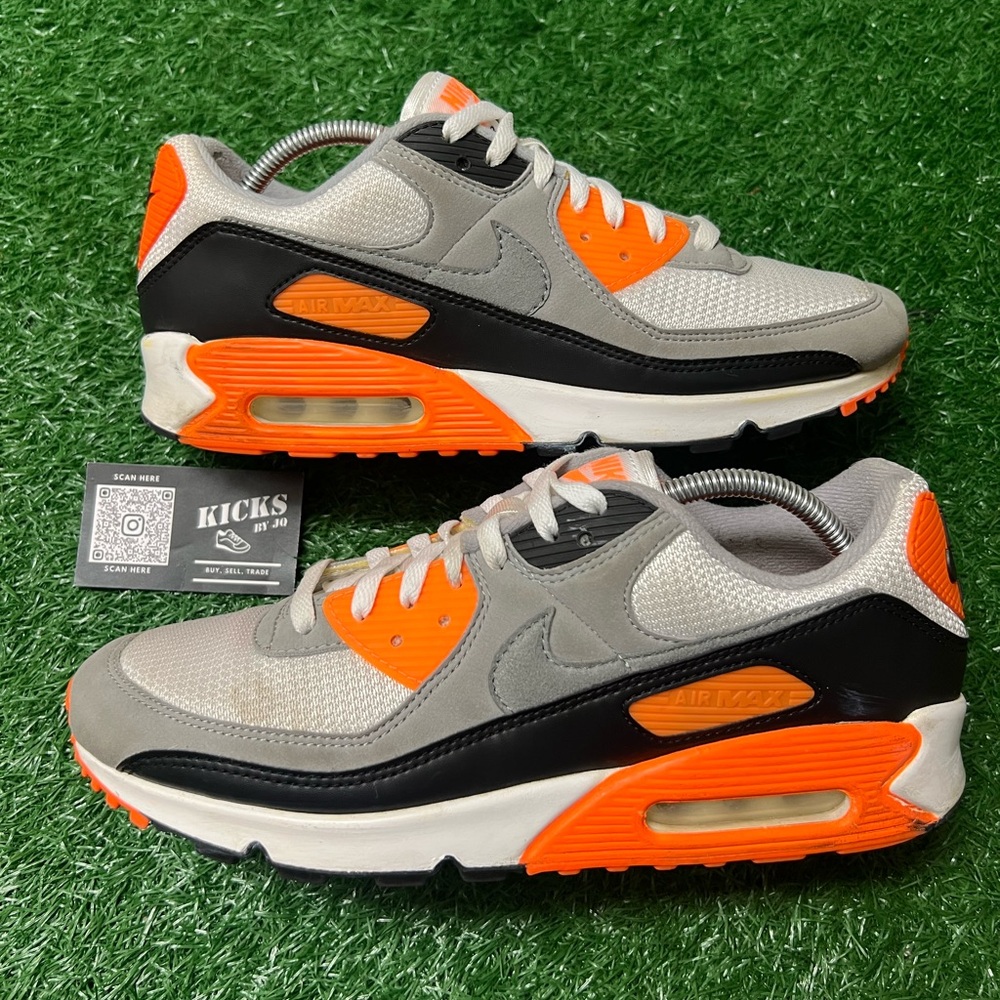 Nike Air Max 90 Recraft Total Orange Size 11 (CW5458-101)